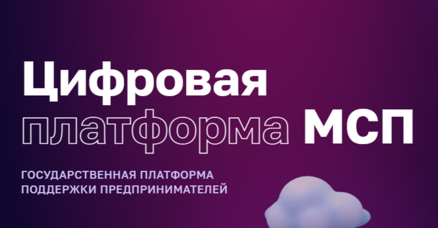 Цифровая платформа МСП.